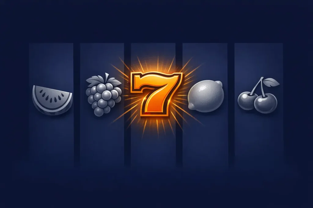 40 Super Hot slot banner met fruit symbolen