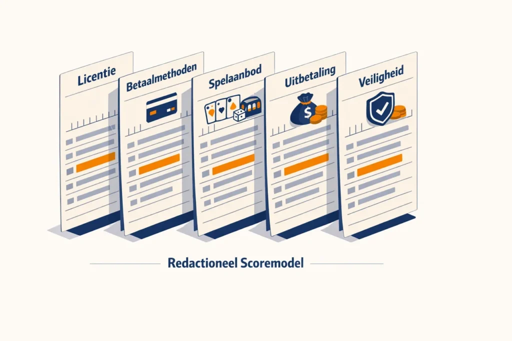 Beoordelingskader voor online casino reviews