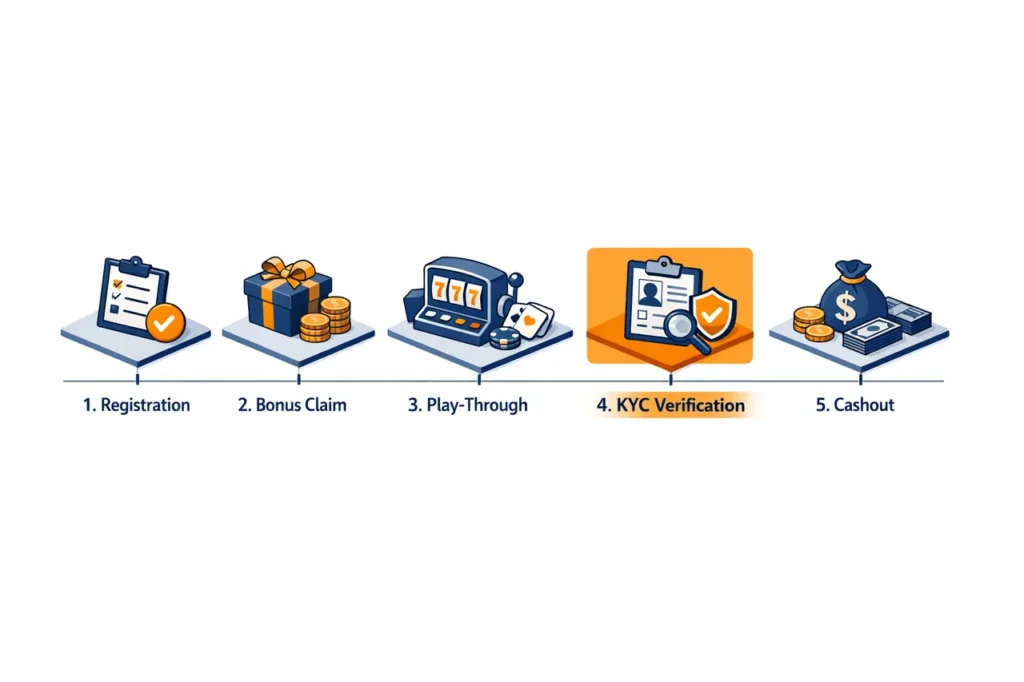Stappenplan no deposit casino bonus claimen