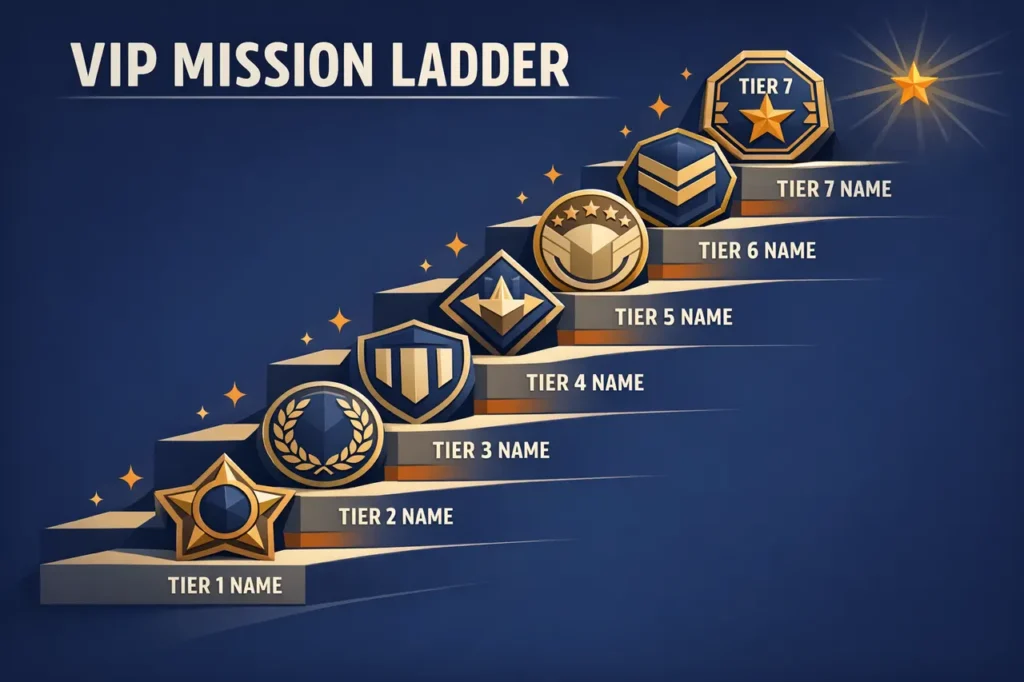 Boomerang casino live tafels en VIP ladder