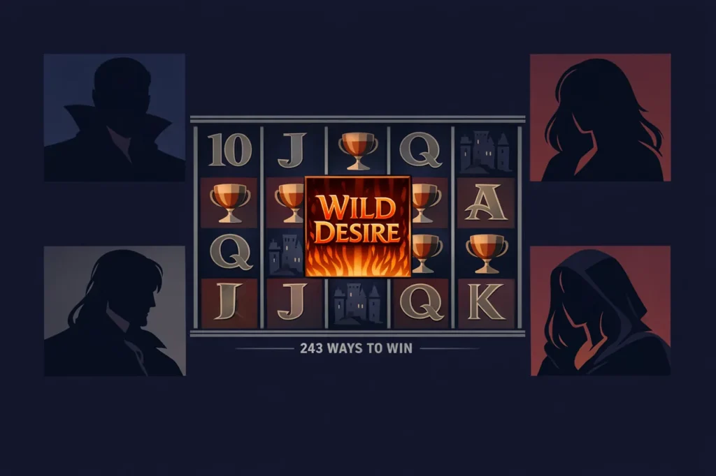Immortal Romance slot wild bonus feature uitgelicht