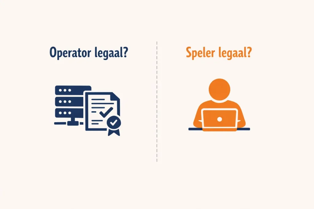 Operator versus speler legaal online casinos
